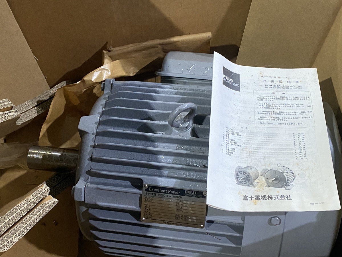 中古 66 000円 低圧三相モータ 生産終了品 富士電機 Mla8133a シェアリングファクトリー